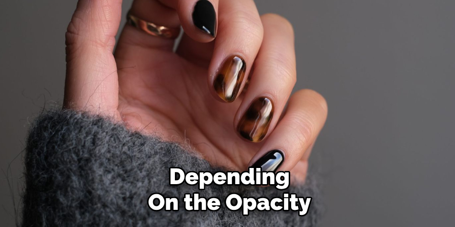 Depending
On the Opacity
