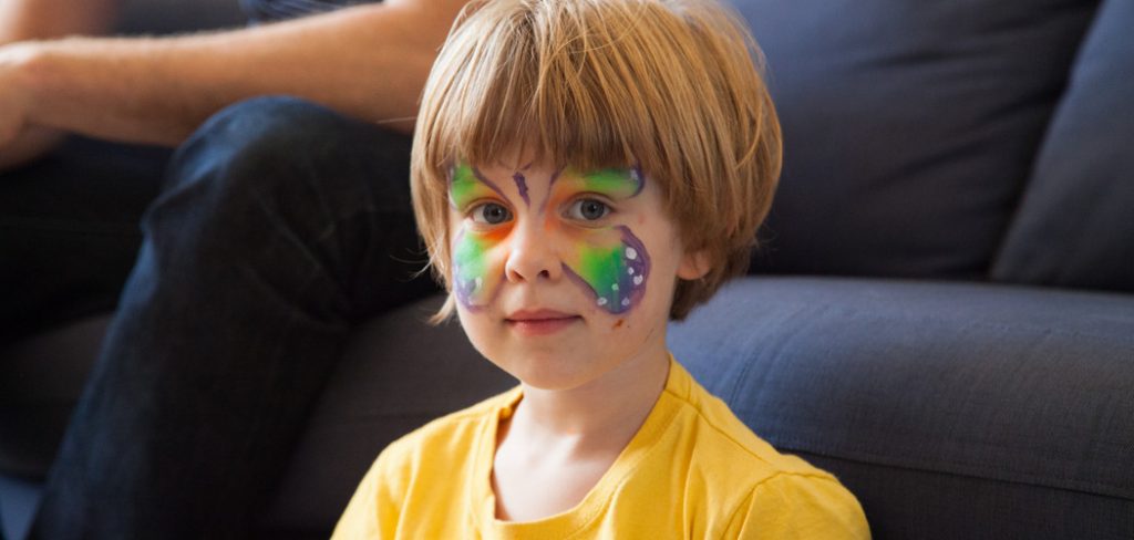 How to Apply Glitter Face Paint