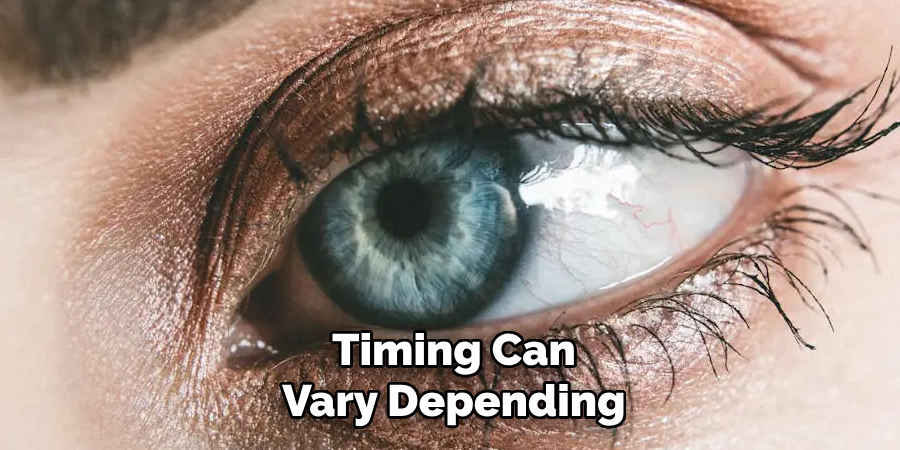 Timing Can
Vary Depending