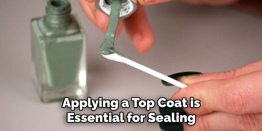 Applying a Top Coat is Essential for Sealing