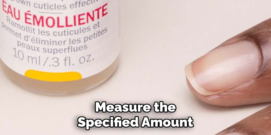 Measure the Specified Amount