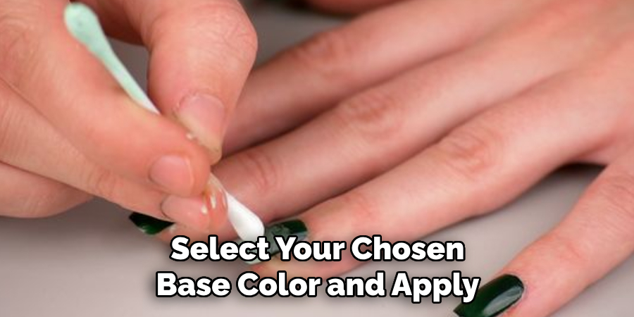 Select Your Chosen Base Color and Apply