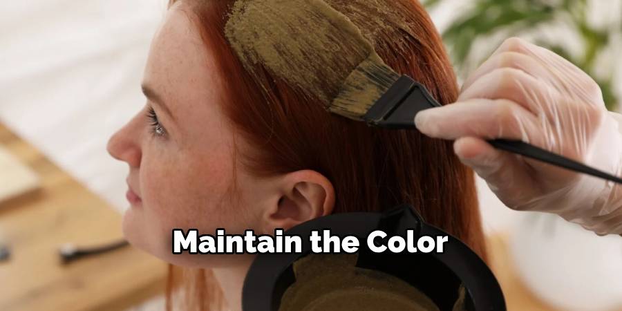 Maintain the Color