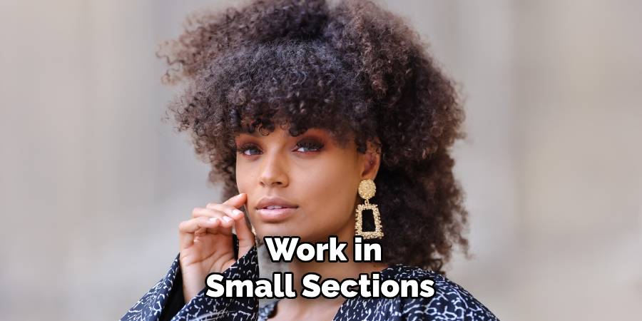 Work in Small Sections 