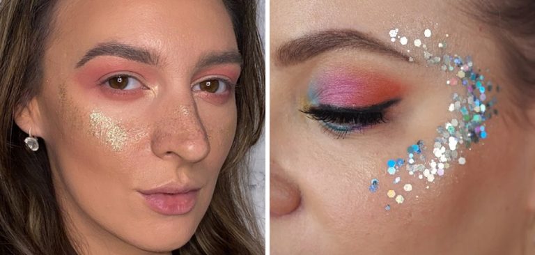 How to Stick Glitter on Face