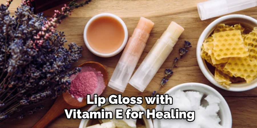 Lip Gloss with Vitamin E for Healing