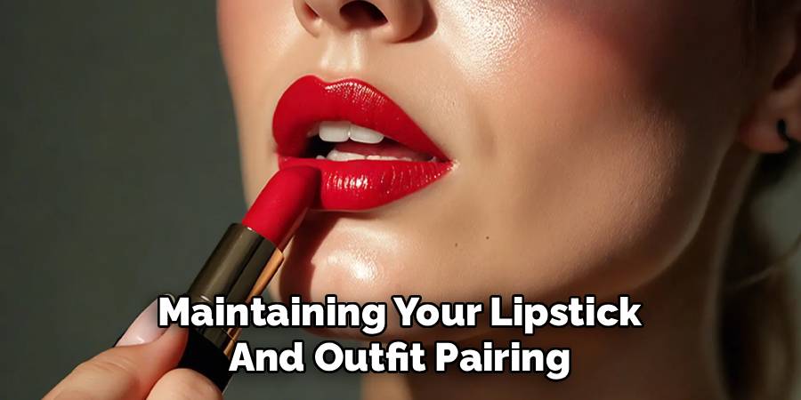 Maintaining Your Lipstick
And Outfit Pairing