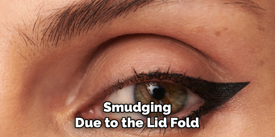 Smudging Due to the Lid Fold