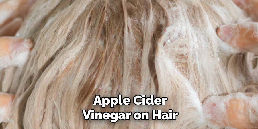 apple cider vinegar on hair