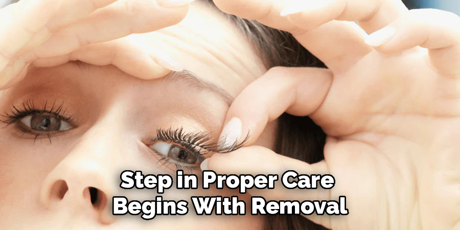 Step in Proper Care 
Begins With Removal