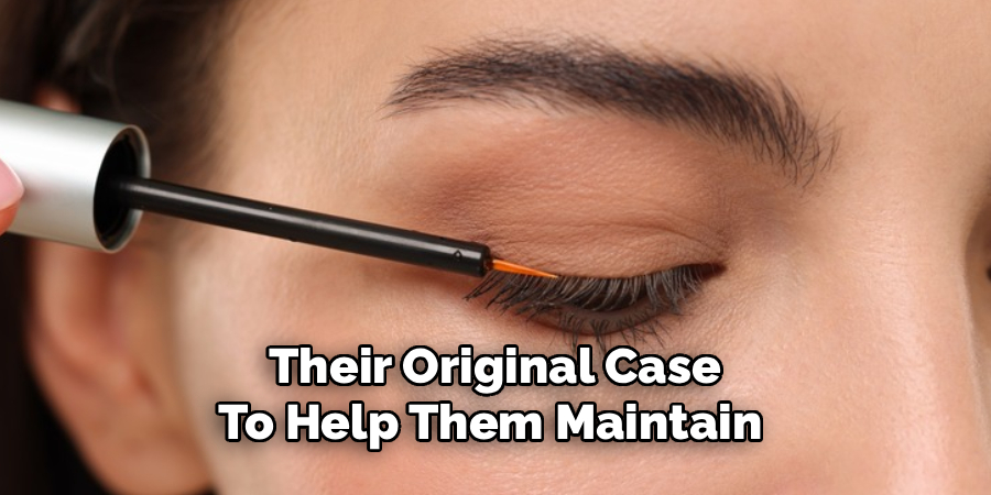 their original case to help them maintain
