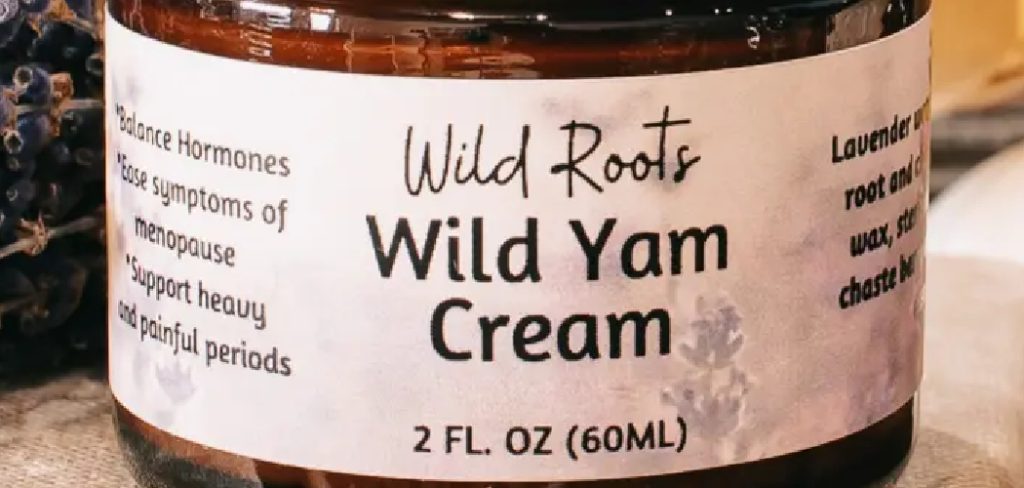 How to Make Anna's Wild Yam Cream