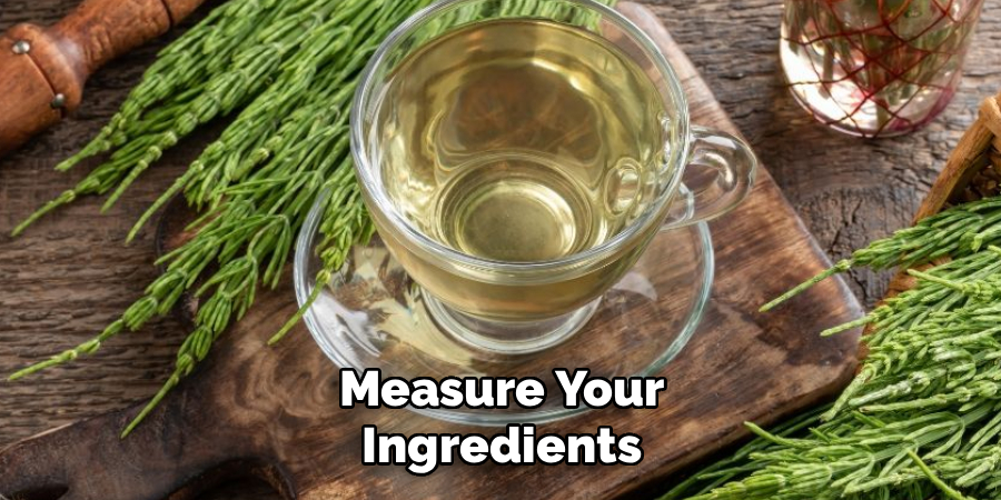 Measure Your Ingredients