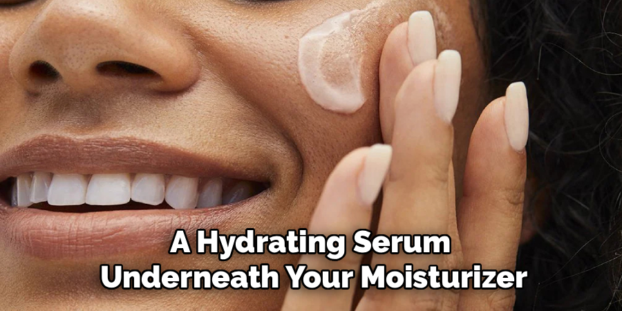 A Hydrating Serum
Underneath Your Moisturizer