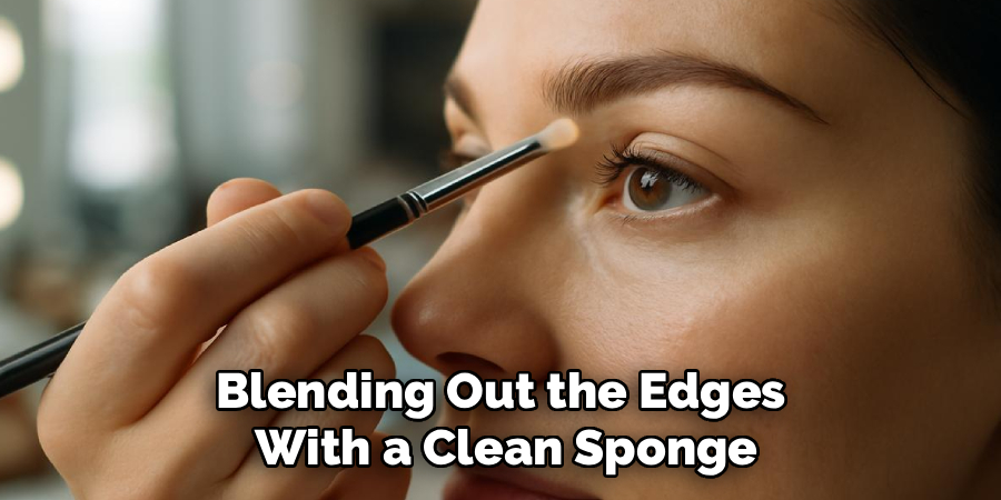 Blending Out the Edges
With a Clean Sponge