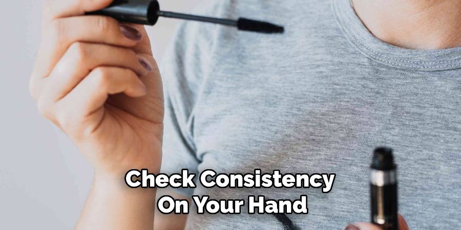 Check Consistency 
On Your Hand