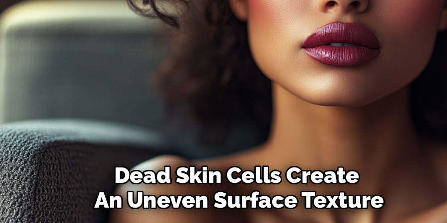 Dead Skin Cells Create 
An Uneven Surface Texture