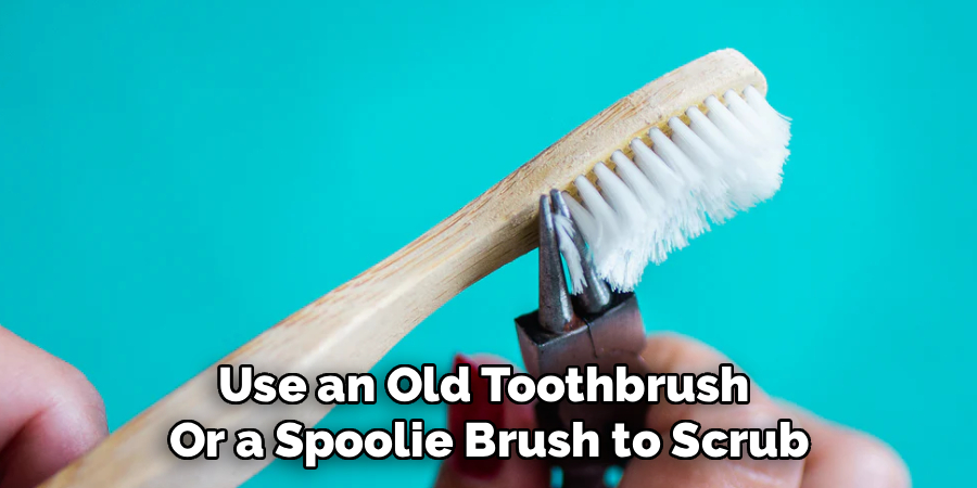 Use an Old Toothbrush
Or a Spoolie Brush to Scrub