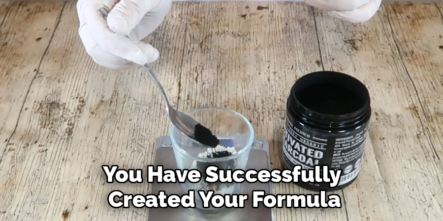 You Have Successfully
Created Your Formula