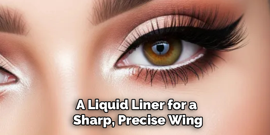 A Liquid Liner for a
Sharp, Precise Wing