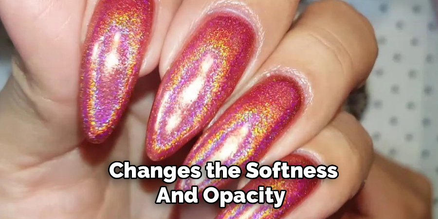 Changes the Softness And Opacity
