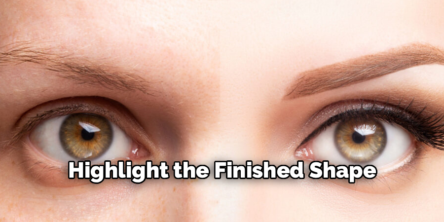 Highlight the Finished Shape