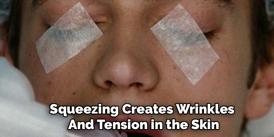 Squeezing Creates Wrinkles 
And Tension in the Skin