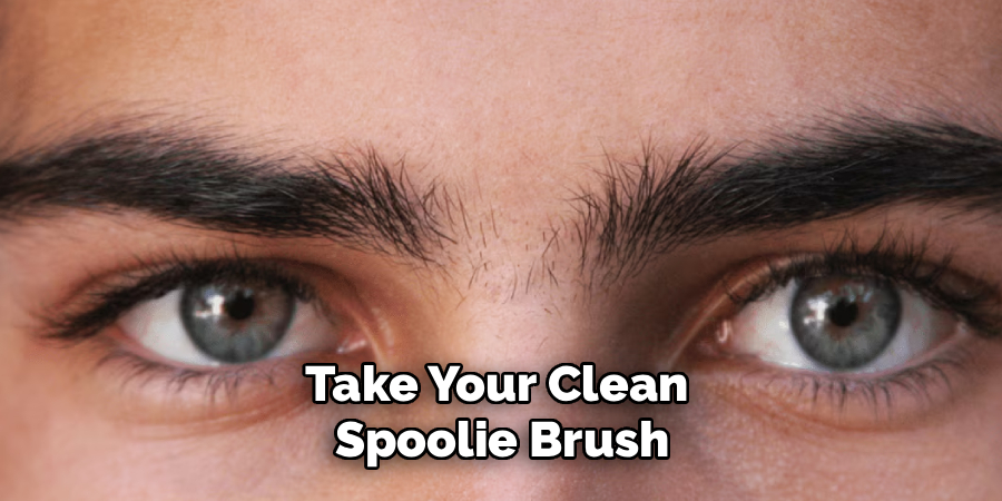 Take Your Clean 
Spoolie Brush