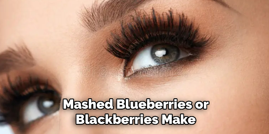 Mashed Blueberries or Blackberries Make