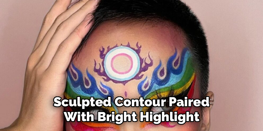 Sculpted Contour Paired With Bright Highlight