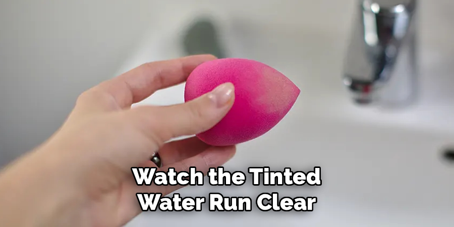 Watch the Tinted Water Run Clear