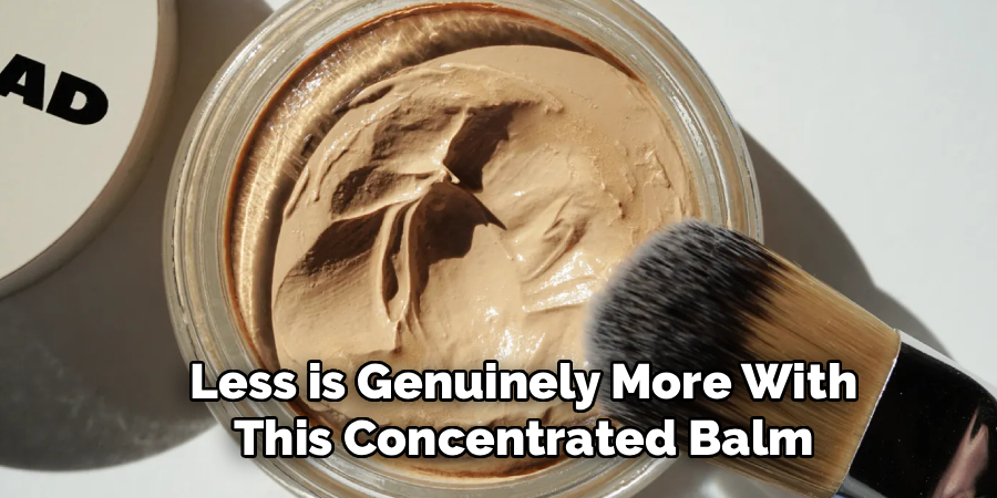 Less is Genuinely More With
This Concentrated Balm