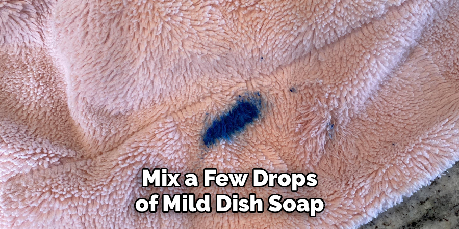 Mix a Few Drops of Mild Dish Soap