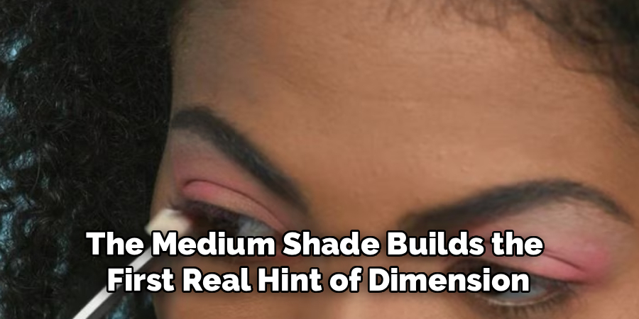 The Medium Shade Builds the
First Real Hint of Dimension